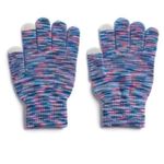 SO  Winter Gloves blue pink multicolor one size texting touchscreen compatible Photo 4