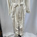 Victoria's Secret Rare Vintage 90's Ivory Floral Satin Long Robe Womens Small Photo 2