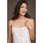 BHLDN NEW  Audrey Adele Sequin Mini Shift Dress Beaded Sequin Bridal Large Photo 4