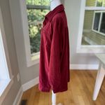 Vintage 90s Chadwick’s Burgundy Dark Red Faux Suede Shacket Button Down Shirt XL Size 14W Photo 1