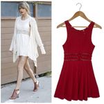 Free People Dress Womens 2 Daisy Waist Lace Mini ASO Taylor Swift Tibeten Red Photo 15