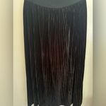 Coco + Carmen NWT black velvet pleated midi skirt size S/M witchy Wednesday Photo 5