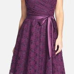 Marina Dress Strapless Lace Plum Purple Wedding Guest Bridesmaid Formal‎ Size 10 Photo 0
