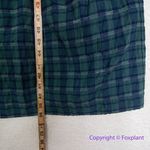 Madewell  Marianna Puff-Sleeve Mini‎ Dress in Plaid, forest, size XS Photo 13