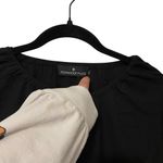 Tuckernuck Pomander Place Black Eliza Mini Shift Long Sleeve Dress Size Small Photo 2