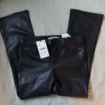 ZARA Leather Black Pants Photo 2