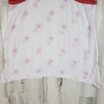 Modern Lux  Shark Bite Star Print Graphic Sleeveless Tank Top Women's Size Small Photo 8