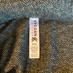 Kyodan  Women’s Small Mock Neck Pullover Sweater Gray Herringbone Tweed Photo 8