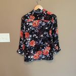 Aritzia  Wilfred Silk Long‎ Sleeve Floral Blouse XXS Photo 3