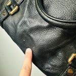 Michael Kors Weston Black Leather Shoulder Satchel Zip Up Tassel Handbag Photo 1