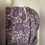 J.Crew Palermo Smocked-Waist Linen Mini Dress in Floral Bouquet, size Small Photo 3