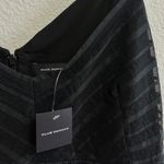 Club Monaco NEW Peplum Cami Chemise Tank Black Caviar Size Large Minimalist Photo 6