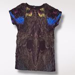 French Connection  Silk Abstract Mini Dress Size 4 Photo 7