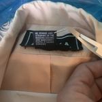 Classic ANYA 100% Silk Pink‎ Embroidered Folded Collar Blazer 8 Pink Photo 13