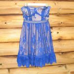 Lulus  Ryse the Label Lace Strapless Mini Dress Photo 1