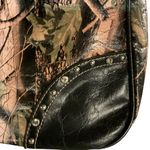 Montana West  Leather Studded Bling Buckle Top Handle Zip Handbag Stylish Camo Photo 3