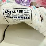 Superga  X LoveShackFancy Floral Sneakers Ribbon Laces Low Top Size 8 Coquette Photo 11