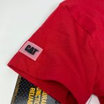 Caterpillar Cat  Hot Red Established Tee Women’s Size S NWT Photo 5