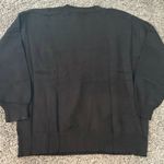 Boutique Chic Black knitted Sweater with Orange 'Boo' Design size XL halloween fall Photo 1