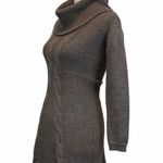 Cowl Neck Wool Blend Bodycon Knit Sweater Dress XS Photo 4