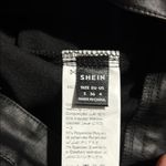 SheIn  Faux Leather Wide Leg pants black Photo 4