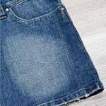 Hydraulic  Jean Mini Skirt SZ 5/6 light Wash denim Bling embellishments Y2K Photo 5