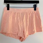 HONEYDEW Long Sleeve and Shorts Pajamas Set in Coral Size Small Pink Photo 4