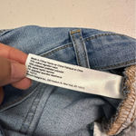 Eloquii  | Light Blue Overlap Jean Shorts for Women Photo 7