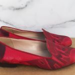 Valentino women’s L'amour brocade red heart smoking slipper flats IT US 6.5 Photo 6