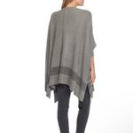 Barefoot Dreams CozyChic Lite Cliffside Gray Striped Cardigan Wrap One Size Photo 1