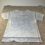 Free People  Intimately Burnout Tee T Shirt Top Blue White‎ Womens Size S Photo 2