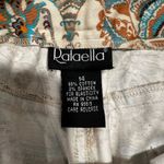 Rafaella NWOT Sz: 14 Colorful Earth Tone Paisley Cropped Capri Flat Front Pant. Photo 5