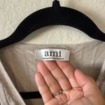 AMI Paris Alexandre Mattiusi Knit Creme Sweater Vest Fall Layering Size S Red Photo 2