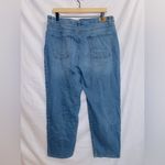 Crown & Ivy Medium Wash Denim High Rise Straight Leg Balloon Fit Jean size 14 Photo 6
