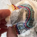 Johnny Was  Malin Tank In White sz L crochet side embroidered laces panel Photo 4