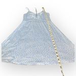 Altar'd State  Baby Blue Ruched A-Line Mini Dress with White Daisies  Size S Photo 5