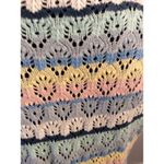 Crazy Horse Short Sleeve Crochet button Front Sweater Size Large L Womens Photo 5