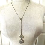 INC International Concepts silver tone circle pendant necklace Photo 0