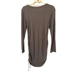 BB DAKOTA STEVE MADDEN Crush Mini Dress Cinched Sides Sz L Green Size L Photo 3