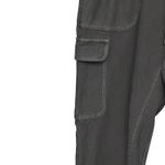 Athleta  Farallon Cargo Crop‎ Pants Cypress Green Gray Pull On Pockets Women's 8P Photo 1