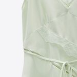 ZARA LONG LACE SLIP DRESS Photo 4