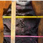 Sequin Hearts  Black & Mauve Open Back Lace Dress Photo 5