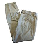 Eddie Bauer  Ripstop Cargo Pants Khaki Tan Size 18 Cotton Outdoor Hiking Utility Photo 0