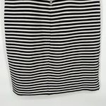 Olsenboye NEW  Bodycon Dress Black White Stripe Cut Out Sleeveless Size XL Photo 6