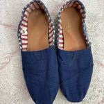 Toms America Americana Canvas Stars Slip On shoes Flats Size 8 Photo 1