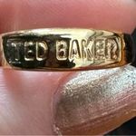 Ted Baker Taminaa Black Mesh open toe leather detailing high Heel pumps, size 7 Photo 3