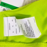Nike Neon Green Logo Sporty Scoop Neck Bikini Swim Top Size XL X-Large New Photo 7