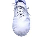 Bloch Split Sole Jazz Dance Shoes Oxford Lace Up White EUR 37.5 W 6.5 Leather Photo 2