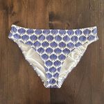 Kate Spade  New York Shell‎ Print Blue White Bandeau Bikini Swim Bottoms Women’s Photo 2