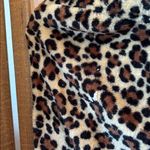 Leopard Print fleece sleep Pants medium Brown Photo 1